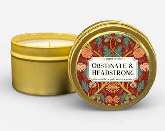 Candela Obstinate and Headstrong da 4 once - Camomilla + Palo Santo
