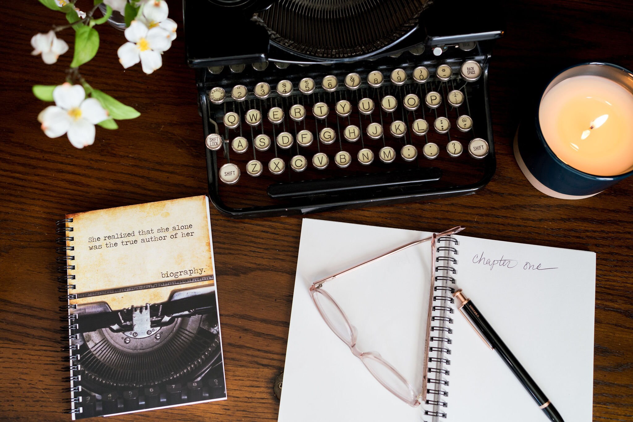 Typewriter Mini Notebook Vintage Typewriter Notebook: 80 Page Journal, Library Theme - Etsy