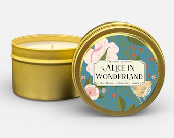 Candela Alice nel Paese delle Meraviglie da 4 once - Sambuco + Tuberosa + Ribes Nero