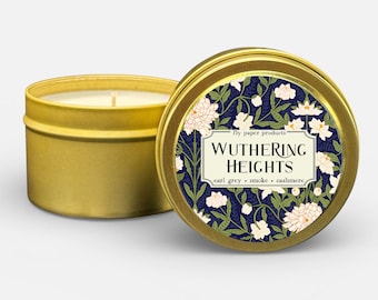 Candela di soia Cime Tempestose da 4 once - Earl Grey + Fumo + Cashmere