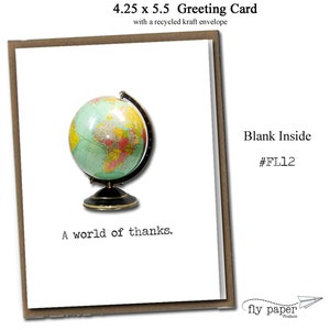 A World Of Thanks Printable
