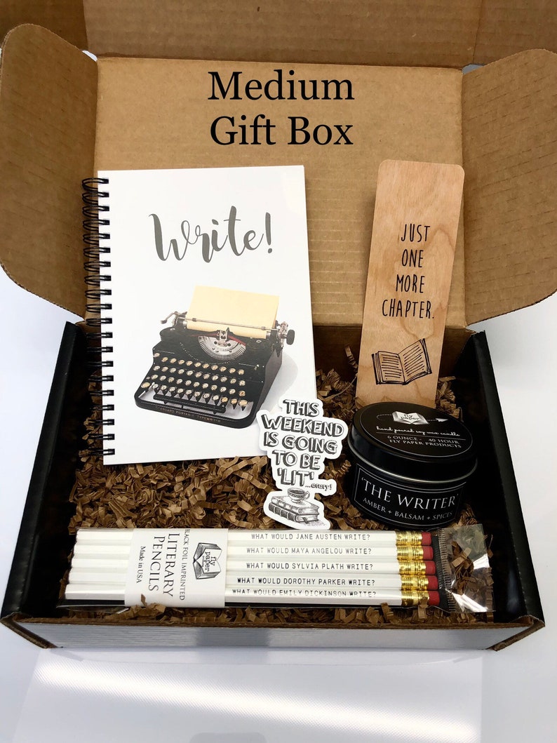 The Ultimate Writer Boxed Gift Set for Authors and Book Lovers 2 Size Options Literary Gift Box Publisher FREE US SHIPPING image 6