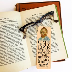 Vincent Van Gogh Bookmark - Eco Friendly - Literary Gift - Gifts for Book Lovers - Classic Literature