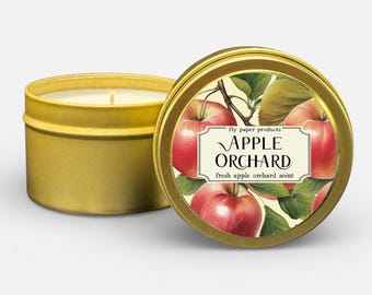 Apple Orchard 4oz Candle- Summer Harvest Fragrance