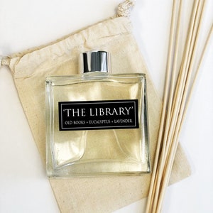 The Library Soy Candle Old Books Eucalyptus Lavender As Seen on Oprah & Buzzfeed Gifts for Book Lovers image 6