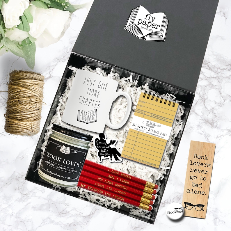 The Ultimate Book Lovers Boxed Gift Set Care Package Literary and Bookish Gifts for Bookworms and Bibliophiles FREE US SHIPPING image 5