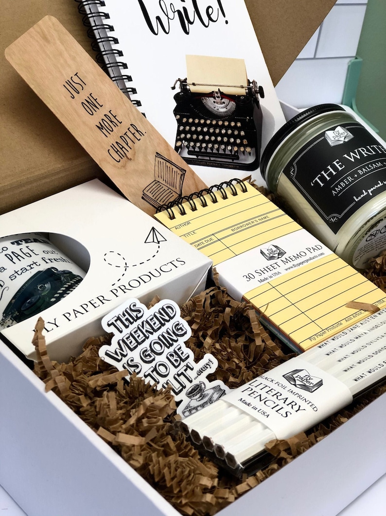 The Ultimate Writer Boxed Gift Set for Authors and Book Lovers 2 Size Options Literary Gift Box Publisher FREE US SHIPPING image 7