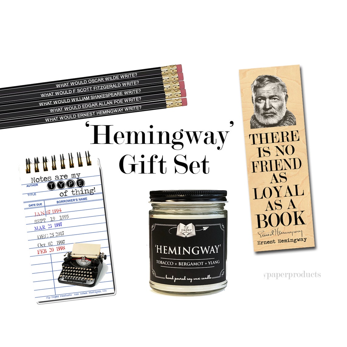 Hemingway Gift Set Key West Literary Gift Box Famous Etsy