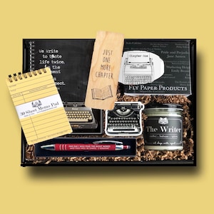 The Ultimate Writer Boxed Gift Set for Authors and Book Lovers - 2 Size Options - Literary Gift Box - Publisher - FREE US SHIPPING