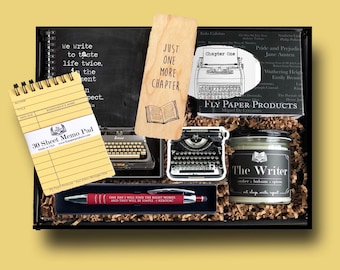 Le coffret cadeau écrivain ultime pour les auteurs et les amateurs de lecture - 2 options de taille - coffret cadeau littéraire - éditeur - livraison gratuite aux États-Unis