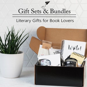 The Ultimate Writer Boxed Gift Set for Authors and Book Lovers 2 Size Options Literary Gift Box Publisher FREE US SHIPPING image 9