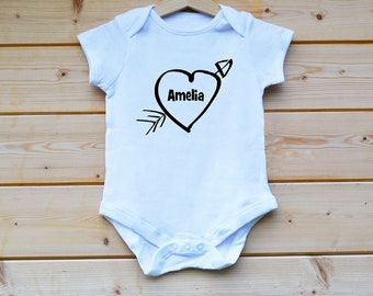personalised You are my sunshine any name embroidery baby grow sleepsuit white