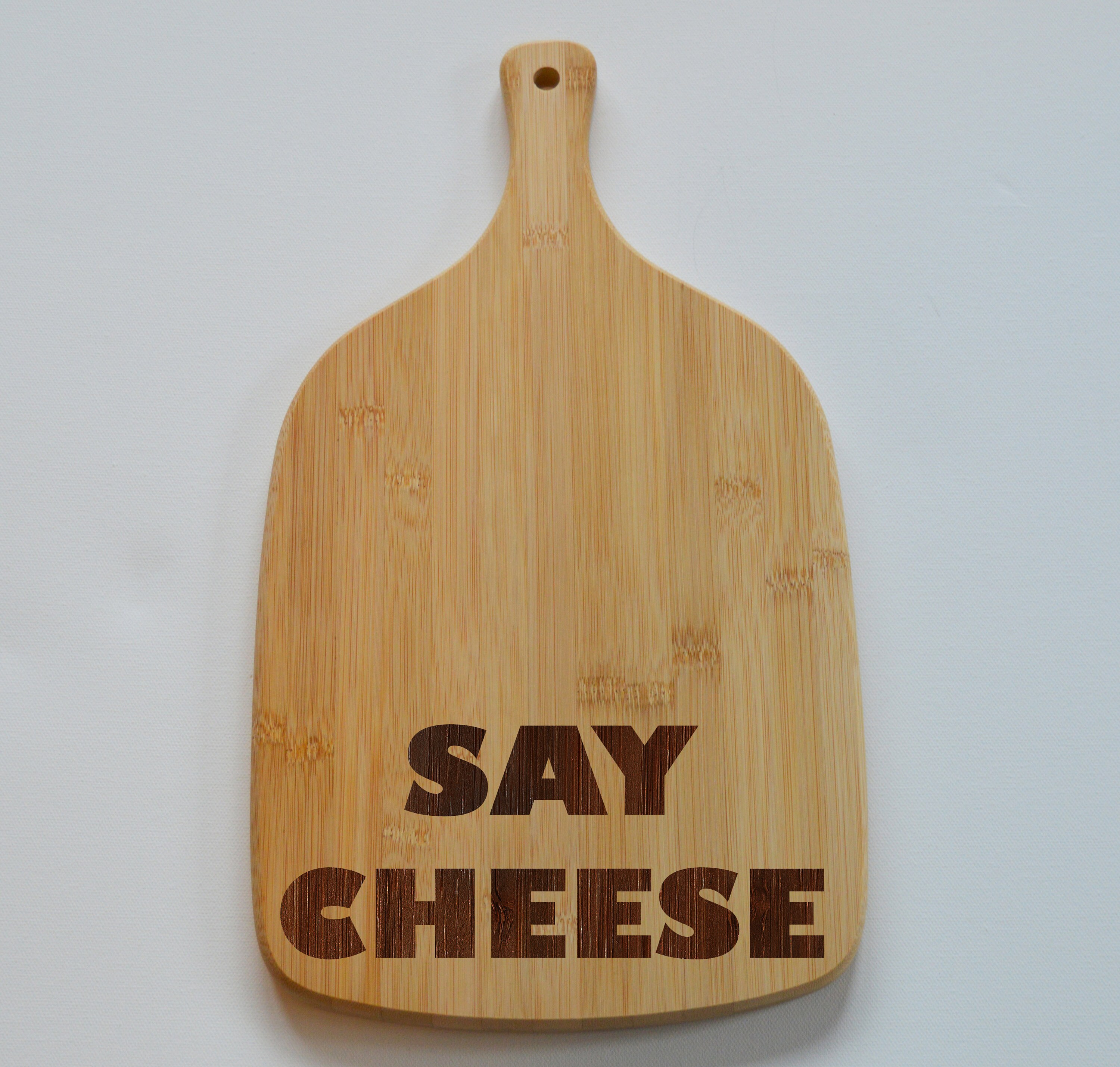 Personalised Kitchen Engraved Paddle Chopping Board Engraved