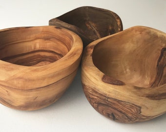 Olive Wood Serving Bowls