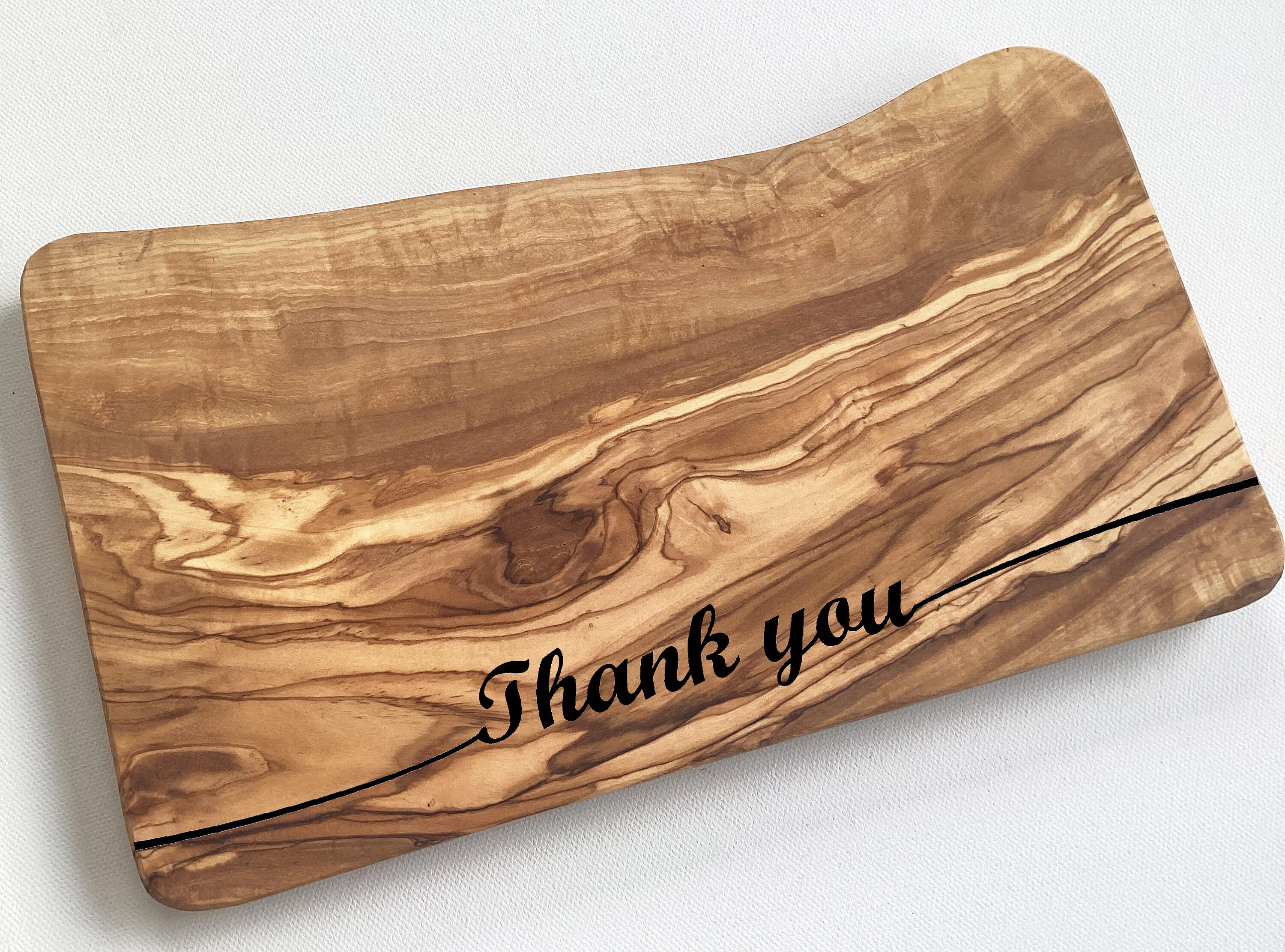 Personalized Rustic Olive Wood Cutting Board | New Home Gift | Personalised  | Anniversary | Cheeseboard | Birthday | Unique | Wedding Gift