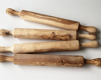 Olive Wood Traditional Rolling Pin