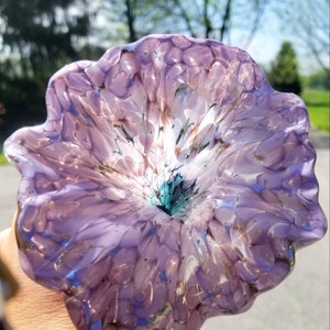 Hand sculpted glass flowers image 9