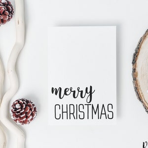 Joyeux Noël impression numérique - téléchargement immédiat carte de vœux imprimable bricolage ou accessoire photo