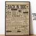Back in 1990 DIGITAL Sign - Instant Download DIY Print for Birthday or ...