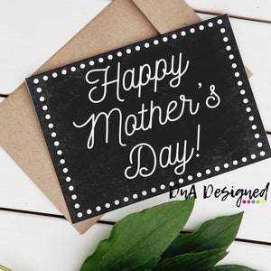 Alles Gute zum Muttertag DIGITAL Tafel Druck - Instant Download DIY Geschenk für Mama