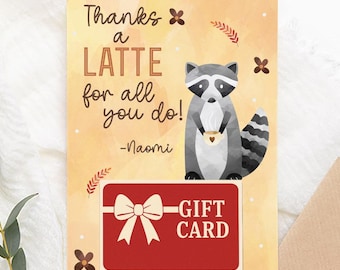 Teacher Appreciation Gift Card Holder – Thanks a Latte (Digital Download)