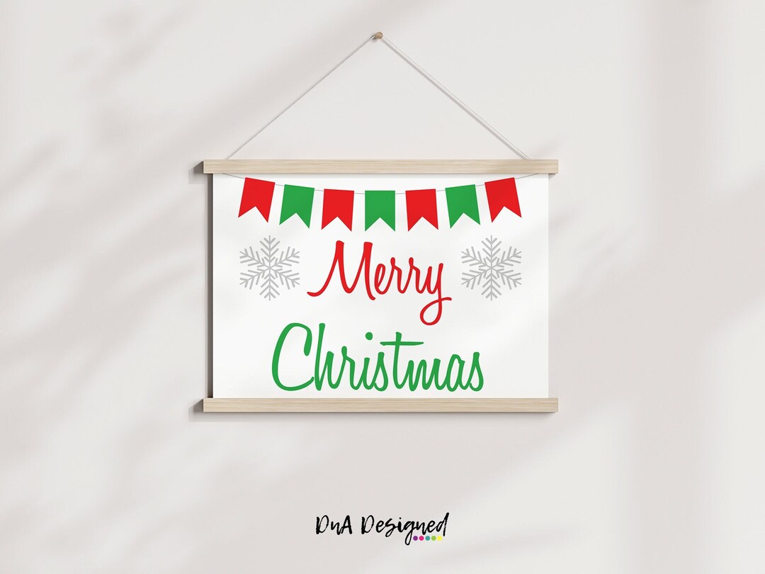 Joyeux Noël DIGITAL Print Téléchargement instantané DIY Happy Holidays ...