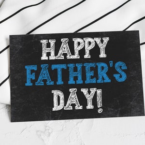 Stampa digitale su lavagna per la festa del papà 2025 - Download immediato - Regalo per papà per la festa del papà