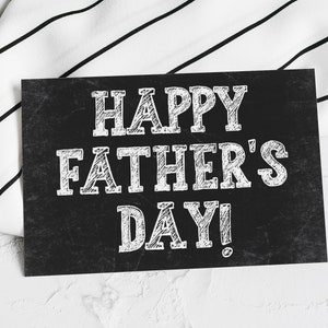 Stampa digitale su lavagna per la festa del papà 2025 - Download immediato - Regalo per papà per la festa del papà