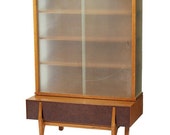 John Keal Wall Unit Vitrine with Drawers for Brown Saltman
