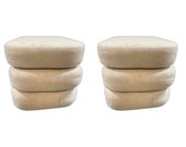 Rattan Seat Dacron Foam Sofa Chair Seat Cushions, Set of 6