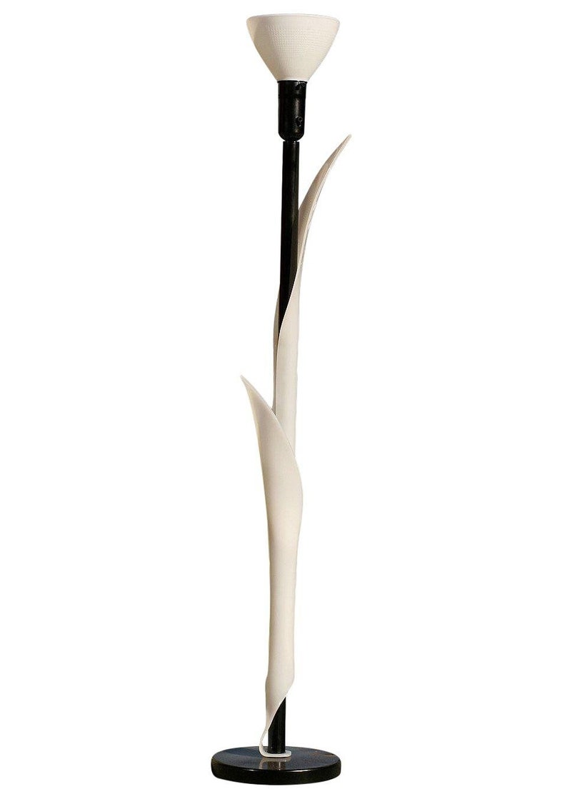 Sculptural Acrylic Floor Lamp by Rougier image 1
