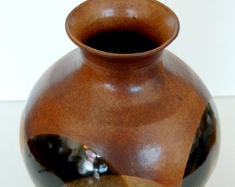 Mid Century Ceramic Studio Art Pottery Vase Abstract