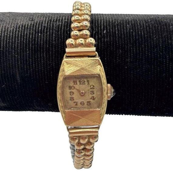Gruen Women\'s Gold-Tone Art Deco Bracelet Watch - Gold Vintage Gruen Women main image 2
