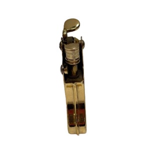 Gold Plated Ronson Banjo Stylish Design Petrol Lighter, Japan image 3