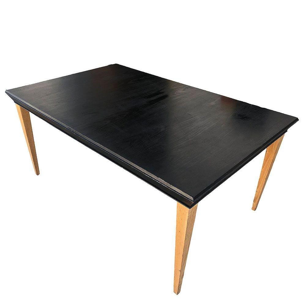 Rare MCM Maple Dining Table w/ Black Top by Douglas Snelling
