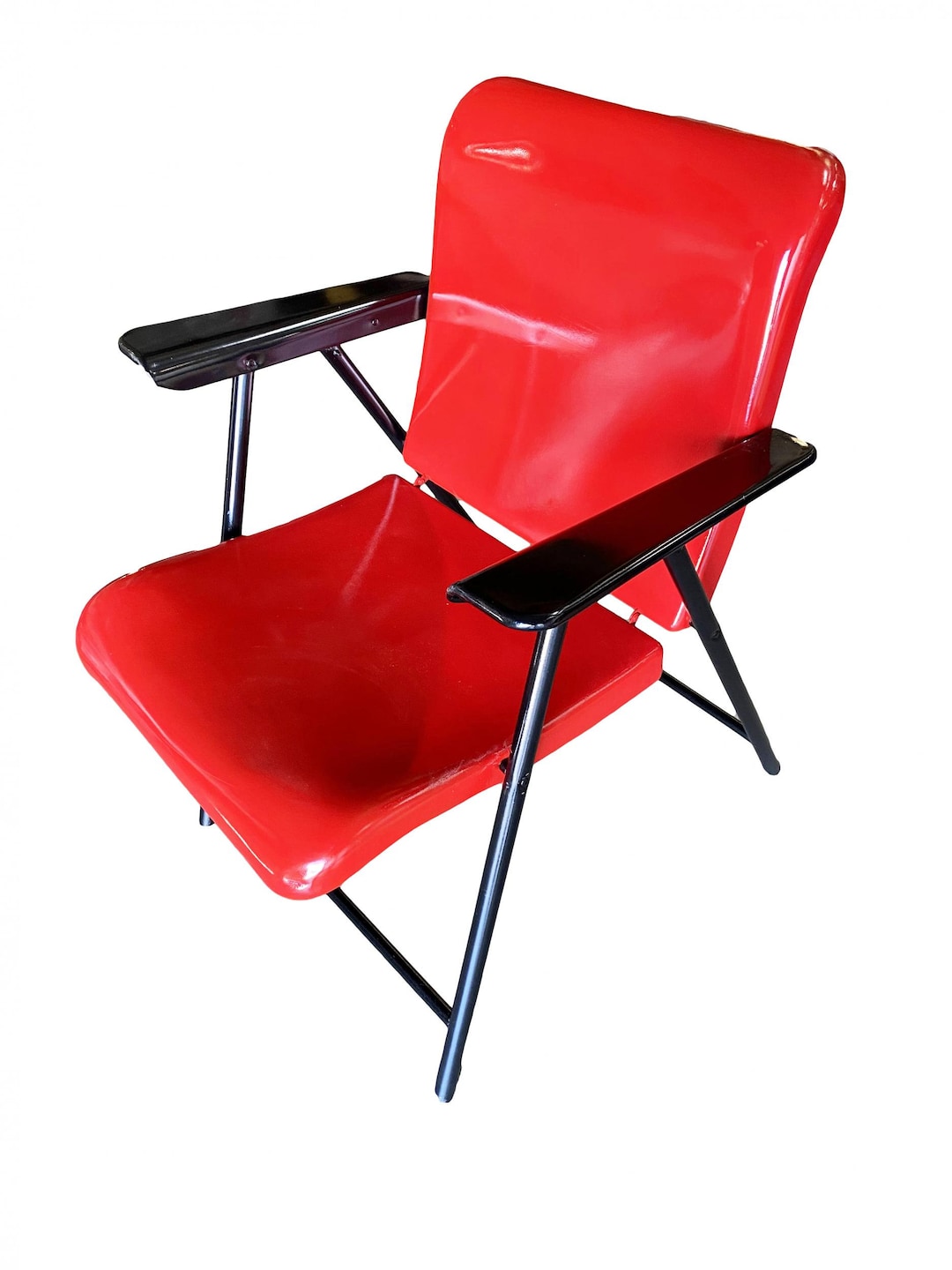 Russel Wright Outdoor/patio Steel Folding Chair by Schwayder Etsy