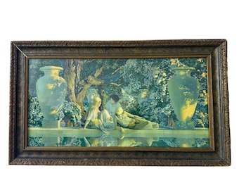 Maxfield Parrish “Garden of Allah” Crane Lithograph 1918