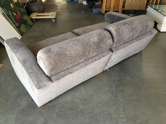 Paul Frankl Art Deco Speed Sectional Sofa Circa 1940 Etsy Norway