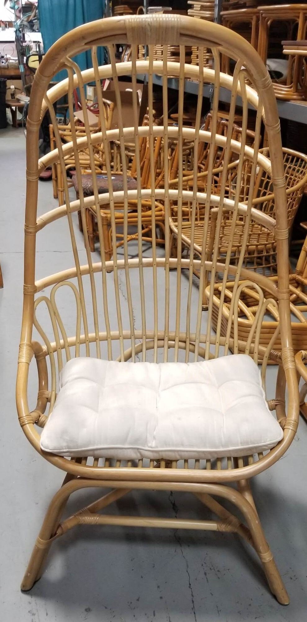 Rattan fallon cocoon chair hotsell