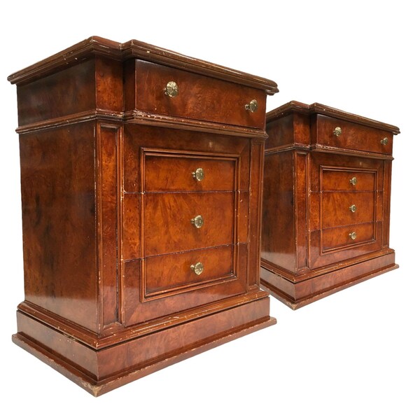 Antique Maple Nightstands Etsy