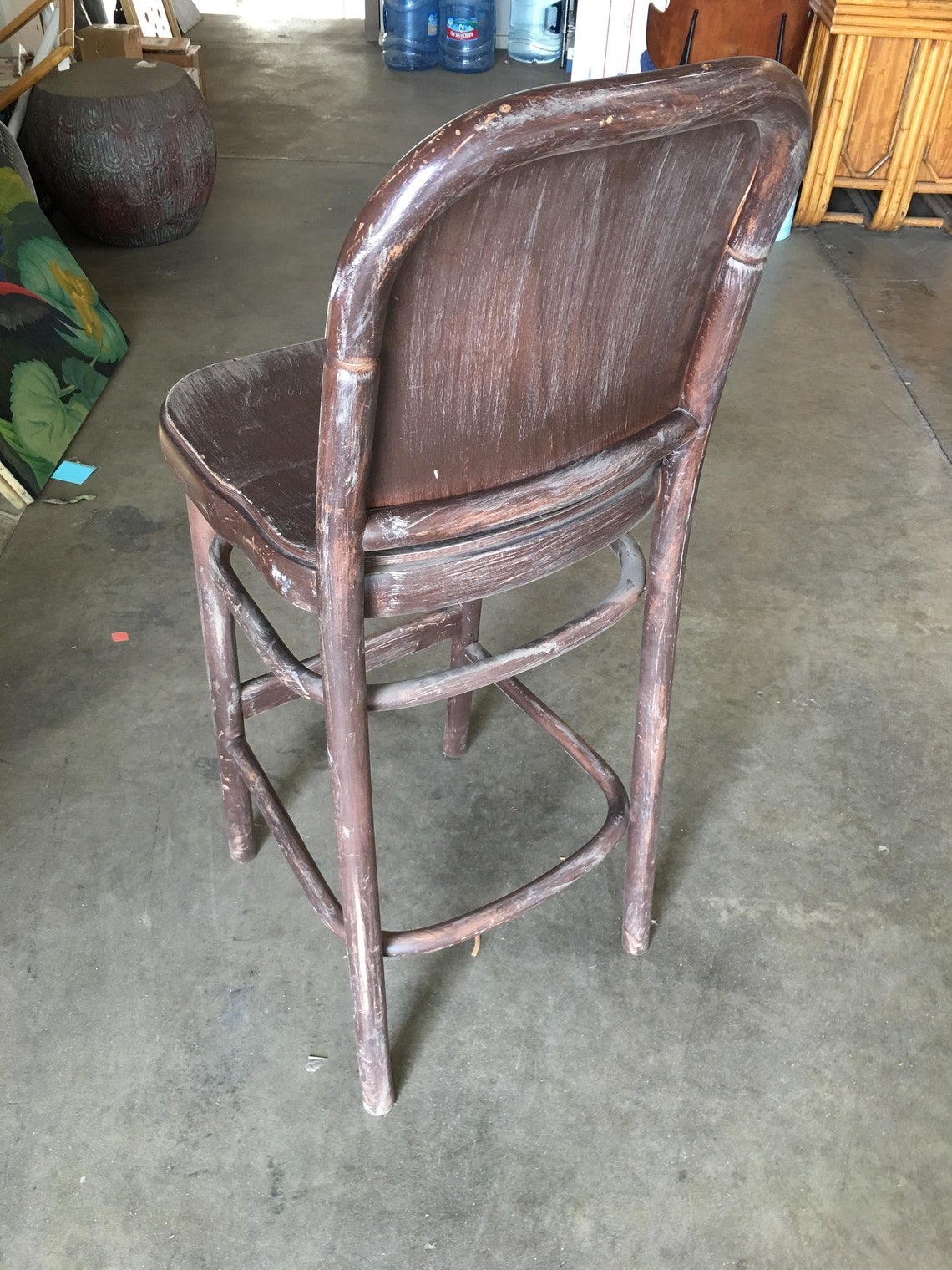 Inspired Bentwood Bar Stool Set of Eight Etsy