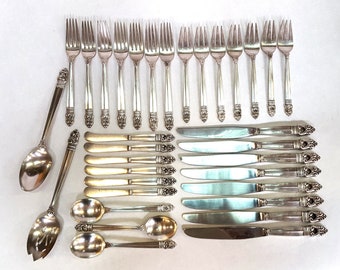 International Silver Company Royal Danish Sterling Silver Flatware