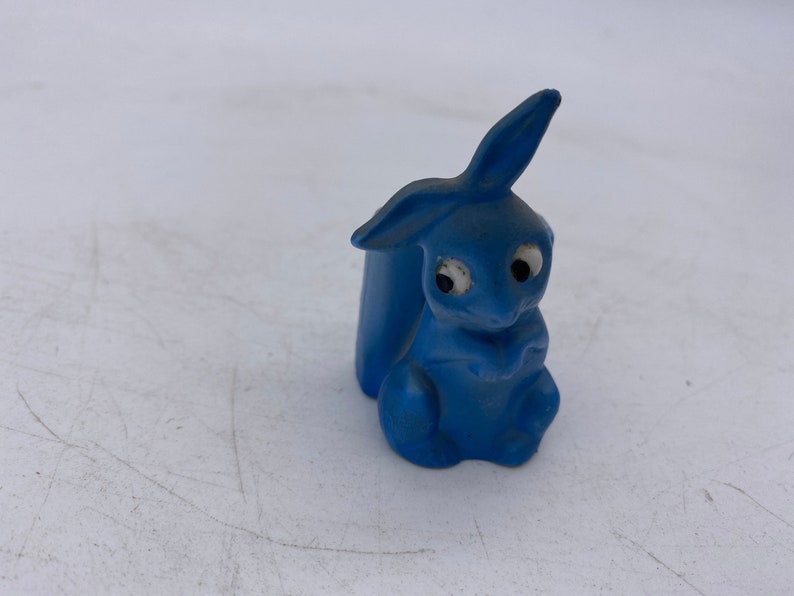 Blue Ceramic Bunny Rabbit Figural Collection - Etsy