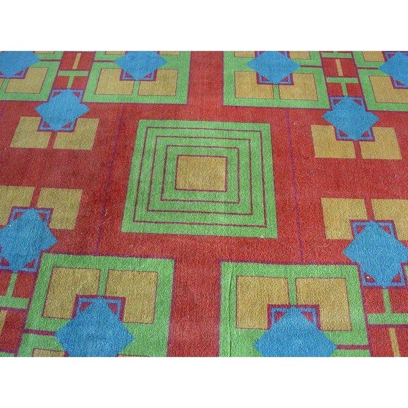 Original Art Deco Revival Area Rug from the Arizona Biltmore image 2