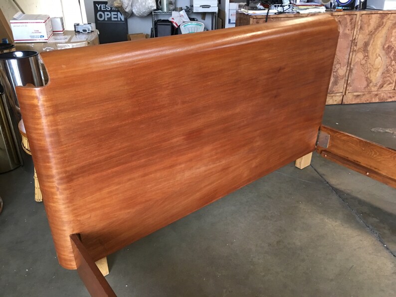 Mid Century Molded Plywood Bed Frame Etsy