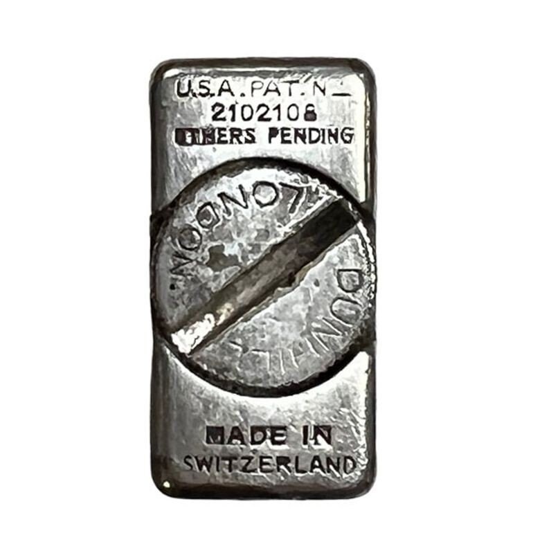 Dunhill London Silver Plate Rollalite Petrol Lighter - Etsy