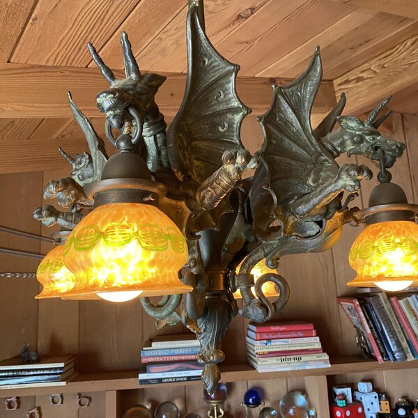 Dragon Chandelier Etsy