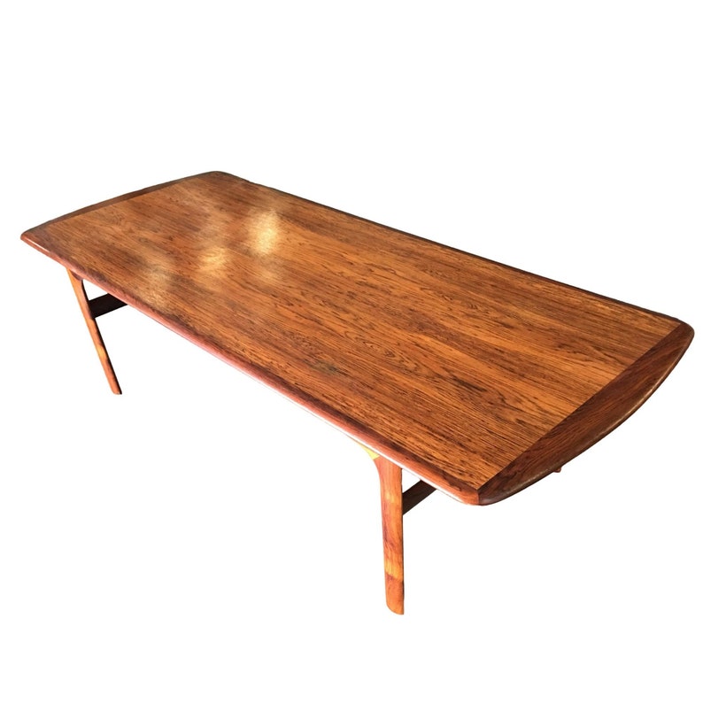 Swedish Mid Century Rosewood Coffee Table by Folke Ohlsson image 1
