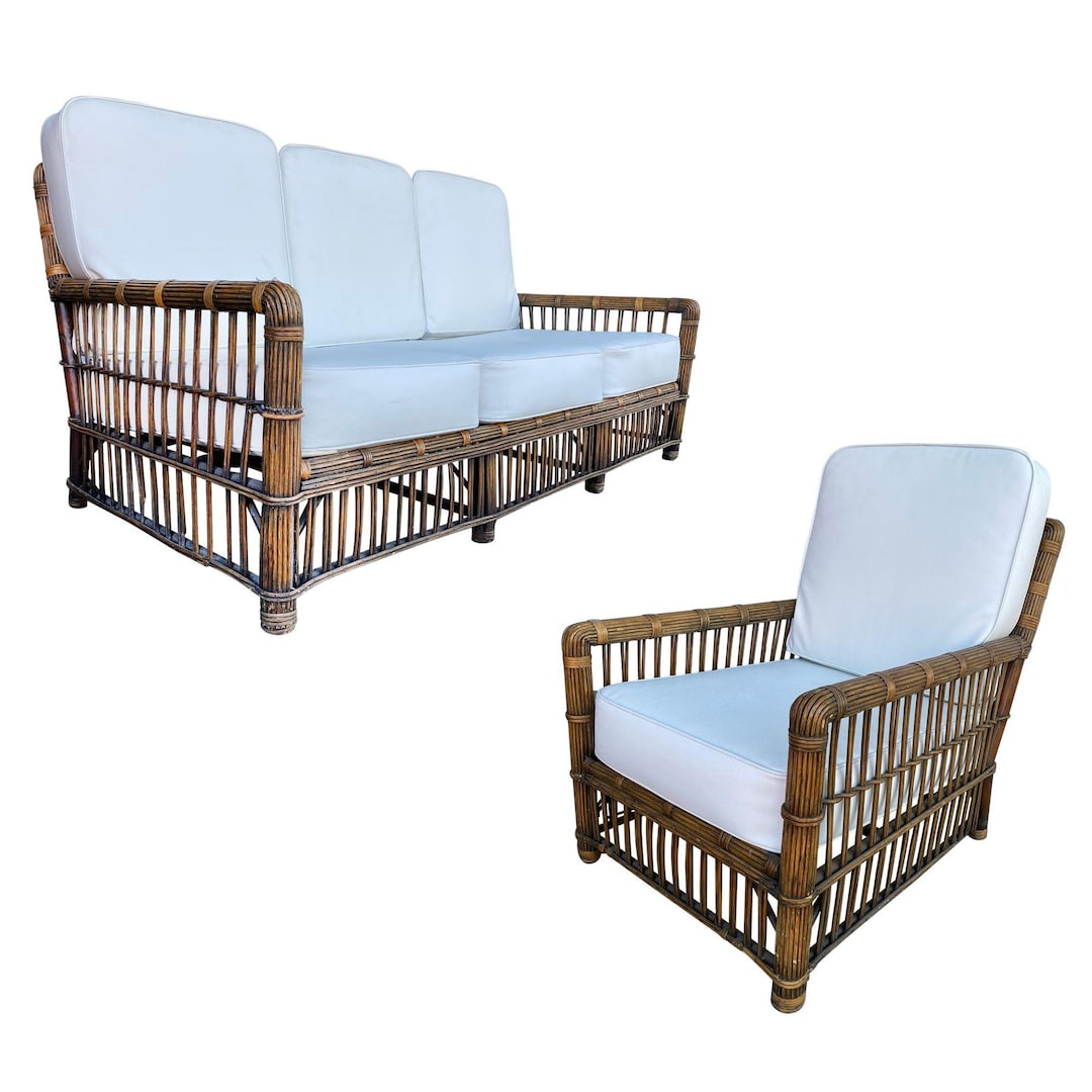 Vintage cane lounge suite hotsell