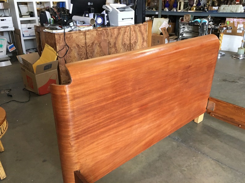 Mid Century Molded Plywood Bed Frame Etsy